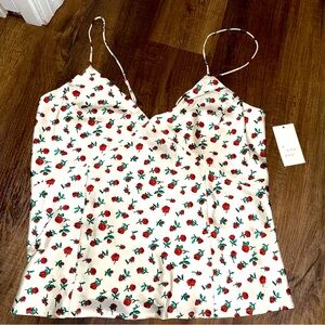 NWT Target A New Day Silky Rose Floral Top